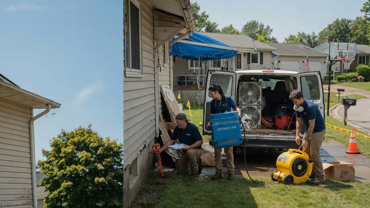 Ceiling Leak Cleanup in Hinckley, IL near me