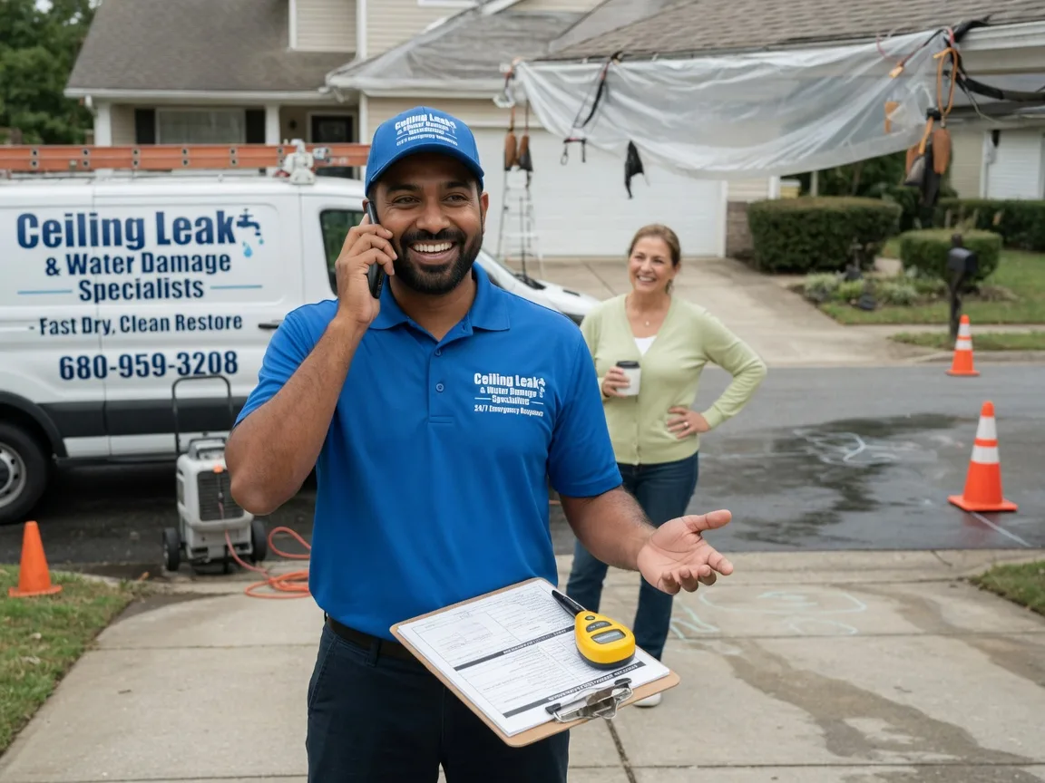 Ceiling Leak Cleanup Hinckley, IL FAQs